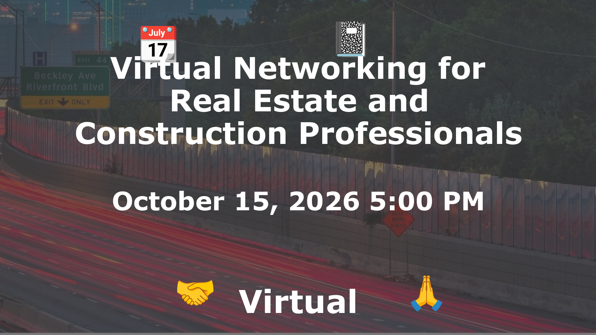 Virtual Networking for Real Estate and Construction Professionals event image